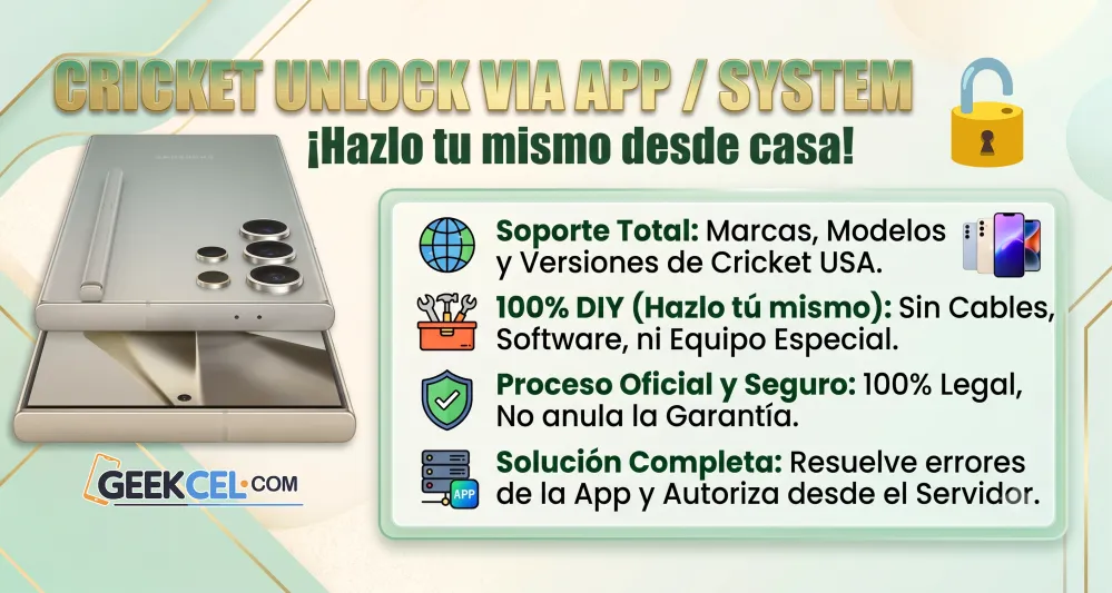 Liberar Nokia Cricket USA MyCricket App - Proceso Oficial