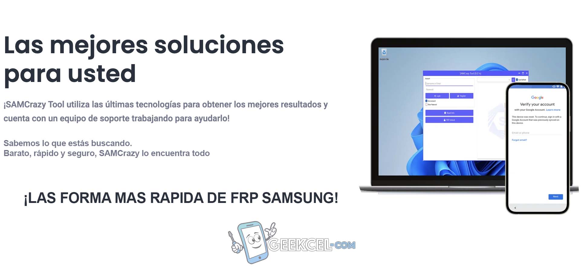 SAMCrazy Tool Créditos FRP Samsung imagen principal