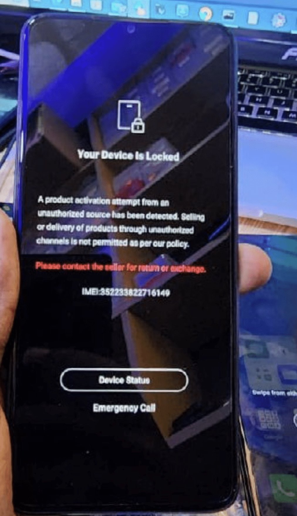 Pantalla bloqueada MDM en TECNO Infinix Itel - Ejemplo para desbloqueo