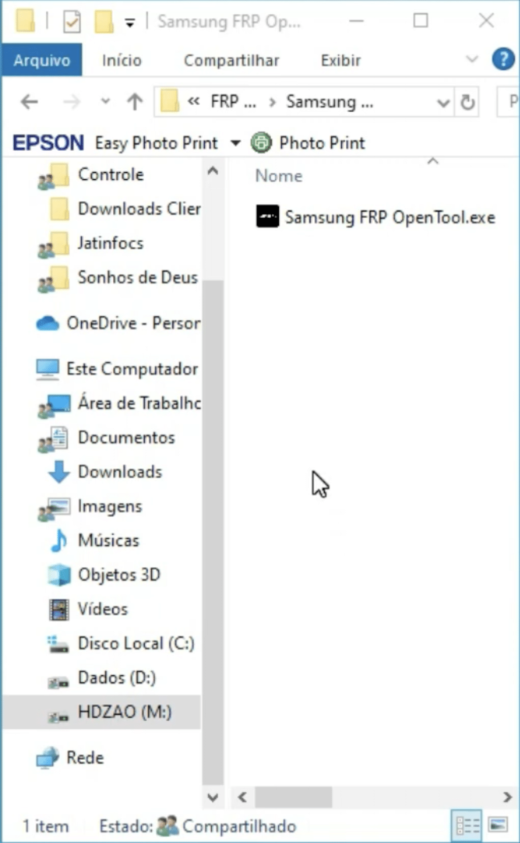 Samsung FRP OpenTool Créditos de Servidor interfaz o referencia visual